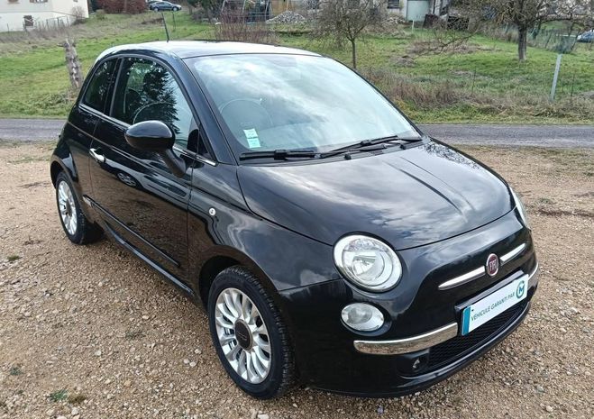 Cliquer pour voir la photo suivante Fiat 500 1.2 8v 69ch Lounge Color Therapy Garanti Noir de 2014