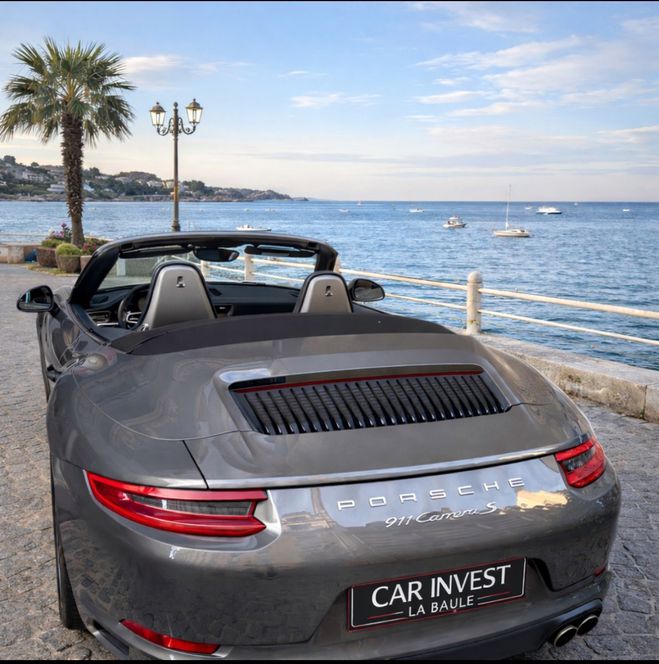 Porsche 911 991 S cabriolet Gris Anthracite de 2016