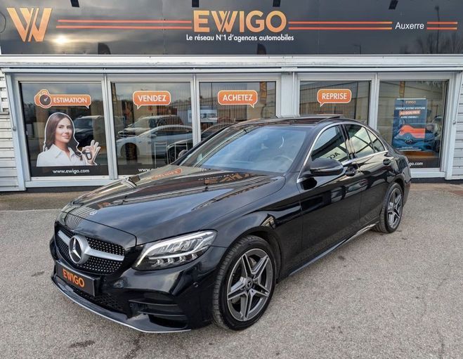 Cliquer pour voir la photo suivante Mercedes Classe C 220d 194ch amg line 4matic bva 9g tronic Noir de 2018