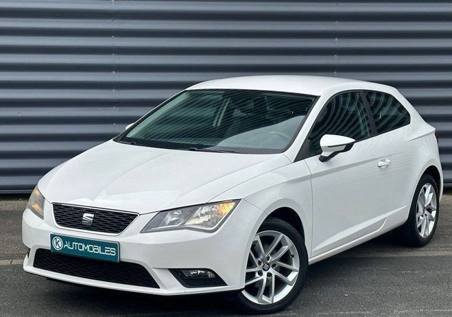Seat Leon III 1.2 TSI 110CH �DITION STYLE 140000KM Blanc de 2014