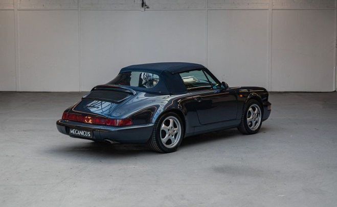 Porsche 911 CABRIOLET (964) Carrera 4 BVM Bleu de 1990