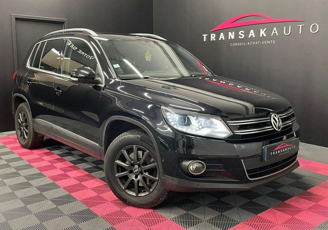 Volkswagen Tiguan 2.0 TDI 177ch BlueMotion Carat 4Motion T Noir de 2013
