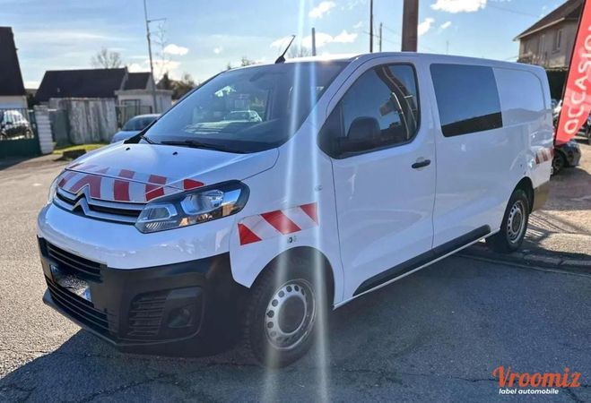 Cliquer pour voir la photo suivante Citroen Jumpy 2.0 HDI 120 CV CABINE APPROFONDIE XL 6 P Blanc de 2020