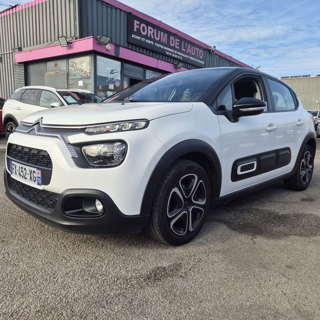 Citroen C3 III (2) 1.2 L 83 S&S FEEL PACK AN2021 CR Blanc de 2021
