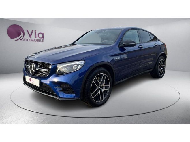 Cliquer pour voir la photo suivante Mercedes GLC Coupé 43 AMG 4-Matic bva 9G-Tronic - ATT BLEU CLAIR de 2018