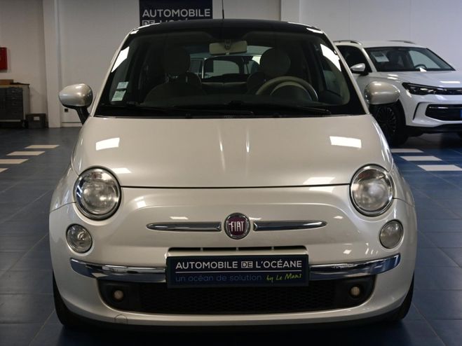 Fiat 500 1.2 8V 69 ch S&S Lounge Blanc de 2011