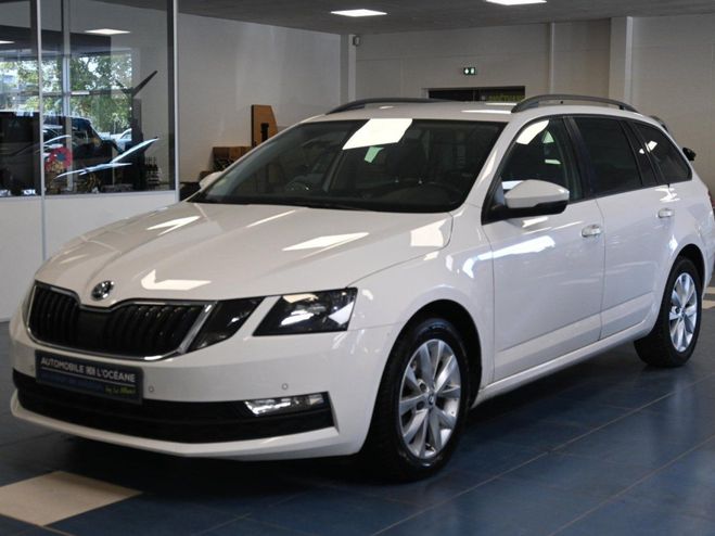 Skoda Octavia Combi 1.6 TDI 116 ch SCR FAP DSG7 Busine Blanc de 2018