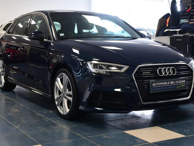 Audi A3 Sportback 40 TFSI 190 S tronic 7 Quattro Bleu de 2019