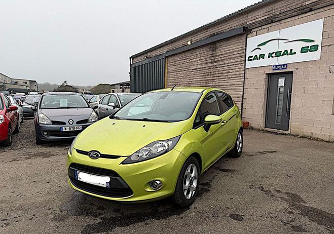 Ford Fiesta 1.4 TDCI 70CH FAP TITANIUM 5P Vert de 2012