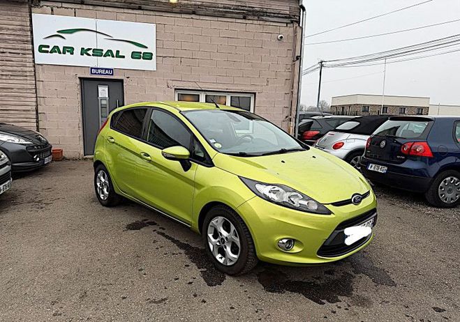 Ford Fiesta 1.4 TDCI 70CH FAP TITANIUM 5P Vert de 2012