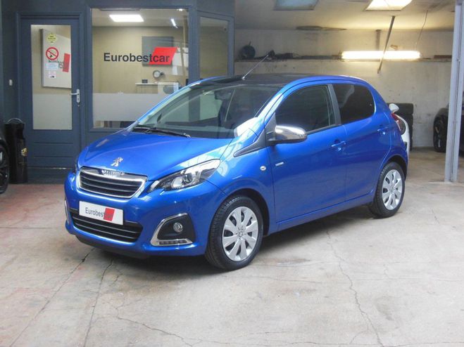 Peugeot 108 VTI 72 STYLE 5P Bleu C de 2018
