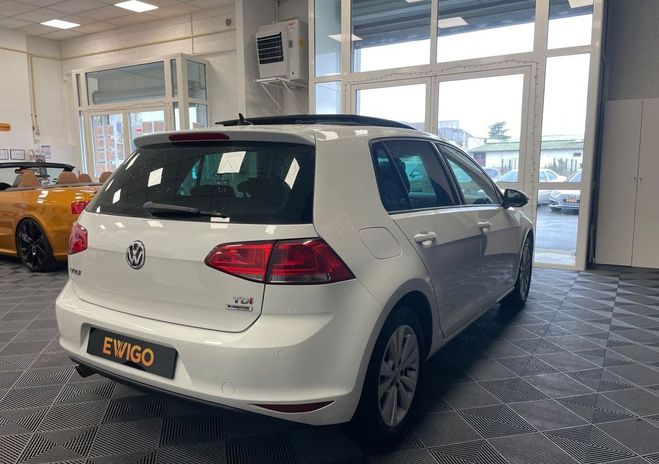 Volkswagen Golf vii 1.6l tdi 110ch bluemotion confortlin Blanc de 2016