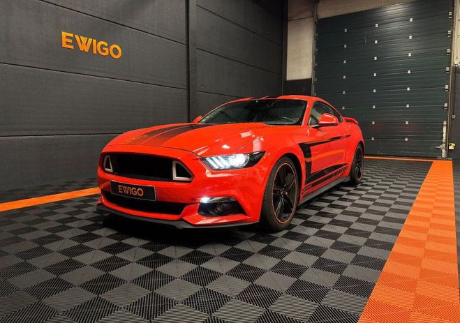 Cliquer pour voir la photo suivante Ford Mustang coupe 2.3 ecoboost 317ch sieges elecs ca Orange de 2016