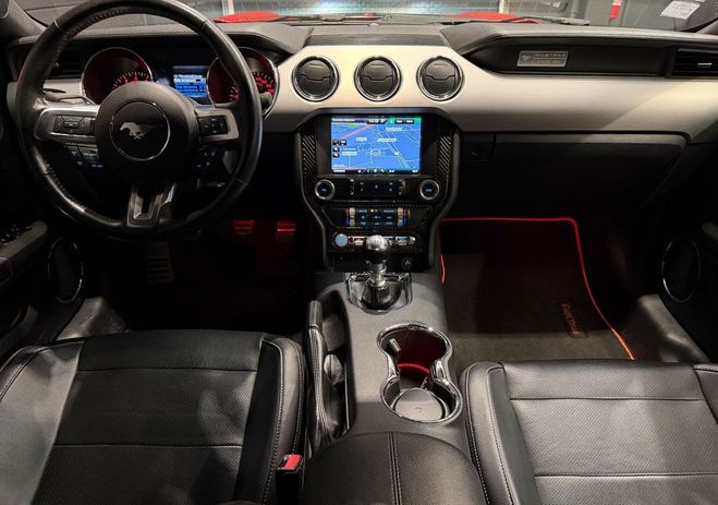 Ford Mustang coupe 2.3 ecoboost 317ch sieges elecs ca Orange de 2016