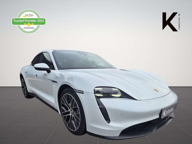 Porsche Taycan CARPLAY--GPS--CUIR --GARANTIE 12 MOIS Blanc M�tallis� de 