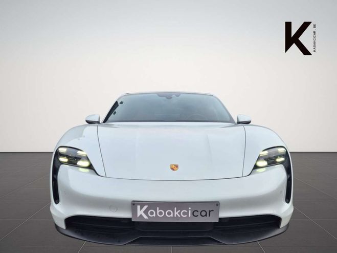 Porsche Taycan CARPLAY--GPS--CUIR --GARANTIE 12 MOIS Blanc M�tallis� de 