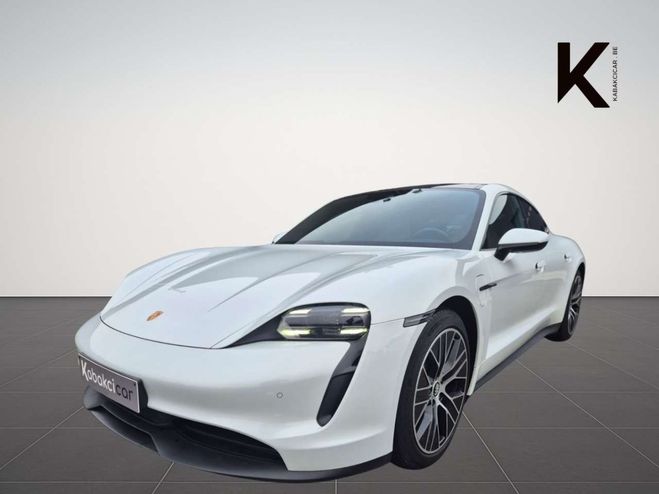 Porsche Taycan CARPLAY--GPS--CUIR --GARANTIE 12 MOIS Blanc M�tallis� de 