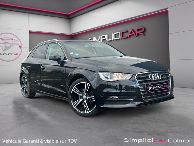 Audi A3 Sportback 2.0 TDI 150 S Line Si�ges Chau Noir de 2013