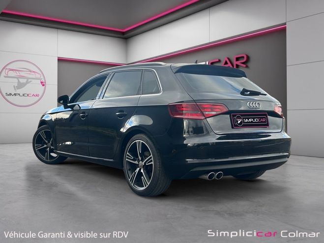 Audi A3 Sportback 2.0 TDI 150 S Line Si�ges Chau Noir de 2013