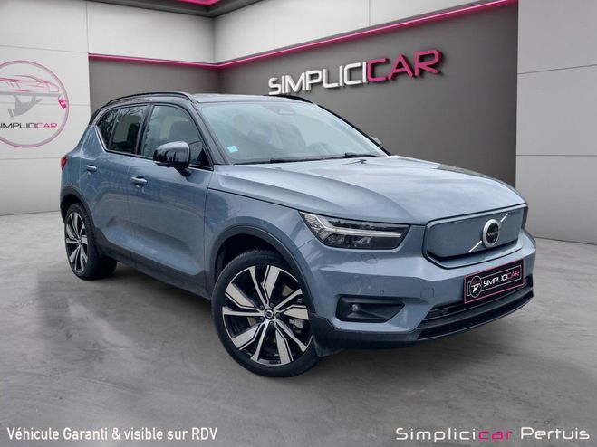 Volvo XC40 P8 Recharge AWD 408 ch 1EDT R-Design toi Gris de 2020