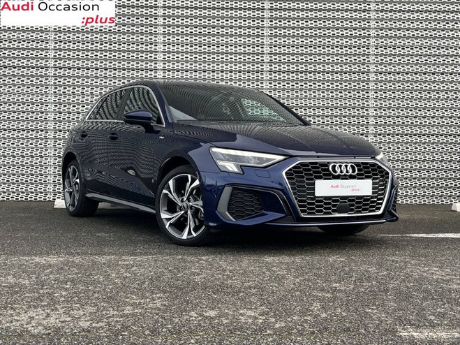 Audi A3 Sportback 40 TFSIe 204 S tronic 6 S Line Bleu de 2024