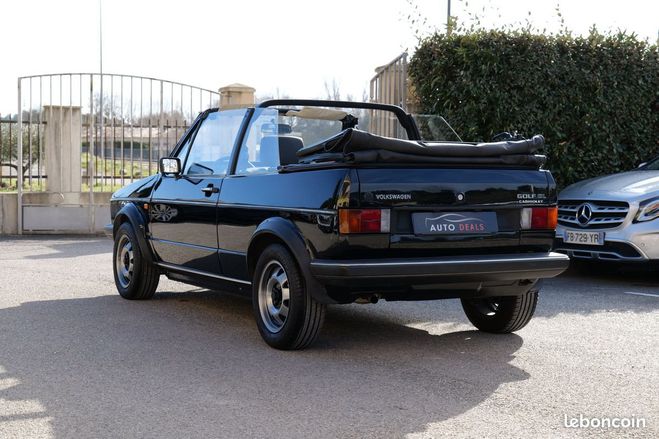 Volkswagen Golf 1 cabriolet 1.5 GL 70 Edition Karman Noir de 1985