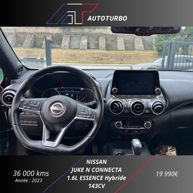 Nissan Juke 1.6 HYBRID 143CH N-CONNECTA 2023 Rouge de 2023