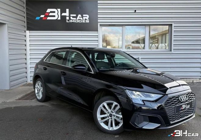 Cliquer pour voir la photo suivante Audi A3 Sportback 40TFSIe 204ch DESIGN S-Tronic Noir de 2023