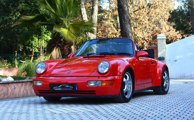 Porsche 911 964 Carrera 2 Cabriolet TLU / WTL ( Turb Rouge Indien de 1992
