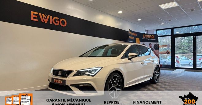 Seat Leon 1.8 tsi 180ch bvm6fr start-stop   pack d Blanc de 2018
