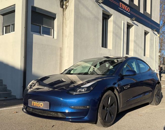 Tesla Model 3 model-3 long range dual motor awd 500 82 Bleu de 2021