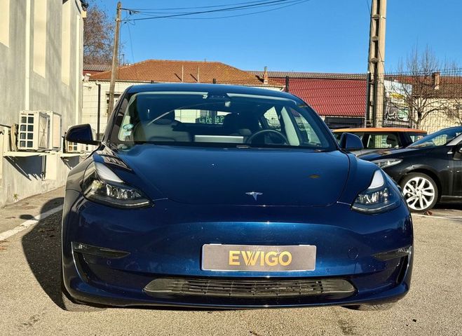 Tesla Model 3 model-3 long range dual motor awd 500 82 Bleu de 2021