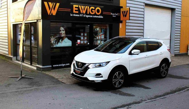 Cliquer pour voir la photo suivante Nissan Qashqai ii 1.3 digt 140 ch n-connecta toit panor Blanc de 2019