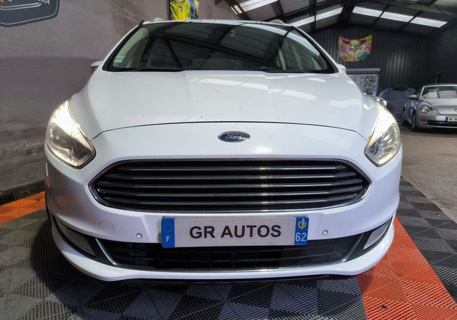 Ford Galaxy Titanium 2l TDCI 150cv 7 PLACES 113000 k Blanc de 2015