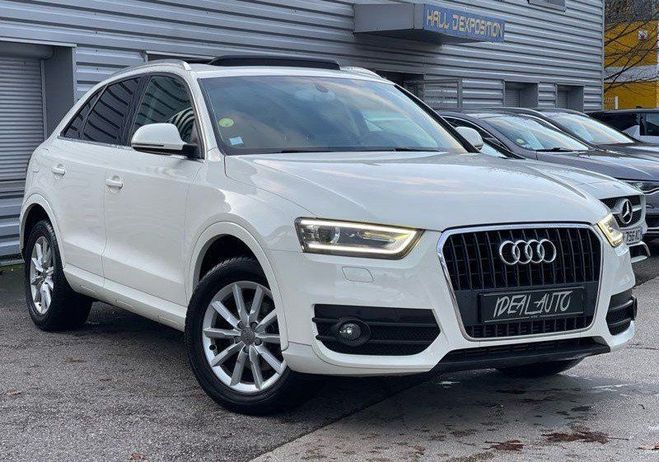 Audi Q3 2.0 TDI 177ch Ambition Luxe Quattro S Tr Blanc de 2012