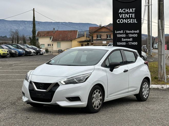 Nissan Micra 2017 IG-T 90 Visia Pack- Radar de recul Blanc de 2018
