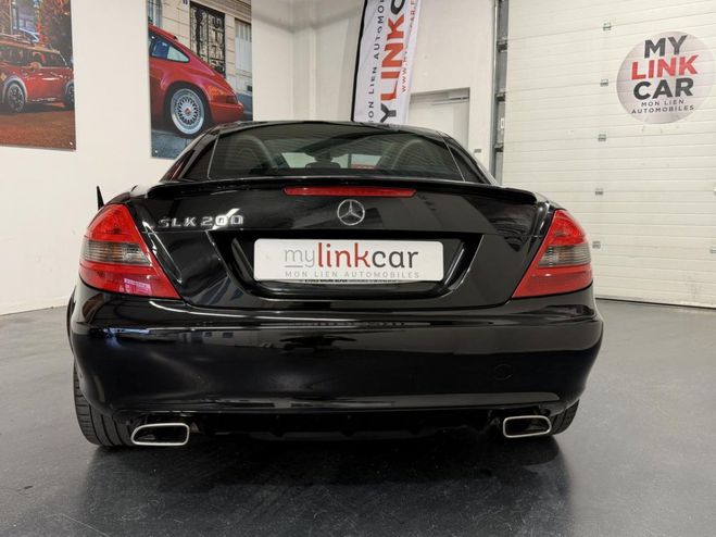 Mercedes Classe SLK 200 Kompressor cabriolet roaster 1�re ma NOIR de 2009