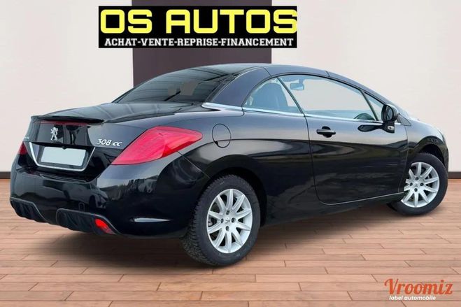 Peugeot 308 CC Cabriolet -1.6 Hdi 112ch (6 cv) Turbo Noir de 2010