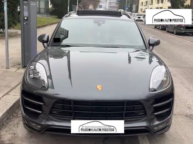 Porsche Macan TURBO / 3.6 /V6 /Pack Performance 440ch - Gris - Volcan - M�tallis� de 2017