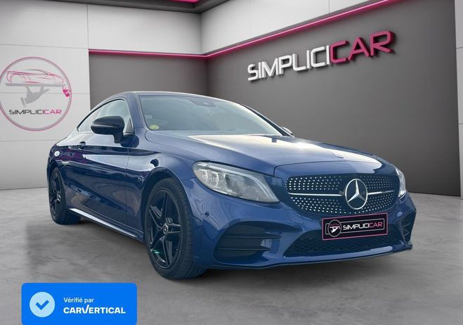 Mercedes Classe C Coupe Sport 220 d 9G-Tronic AMG Line Gar Bleu de 2018
