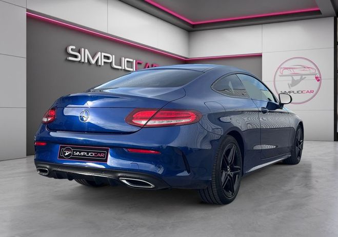 Mercedes Classe C Coupe Sport 220 d 9G-Tronic AMG Line Gar Bleu de 2018