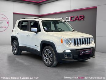  Voir d&eacute;tails -Jeep Renegade 1.4 I MultiAir SS 140 ch Limited ENTRETI &agrave; Eschau (67)