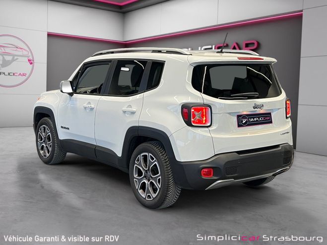Jeep Renegade 1.4 I MultiAir SS 140 ch Limited ENTRETI Blanc de 2015