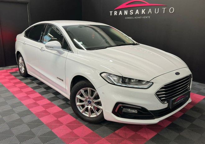 Cliquer pour voir la photo suivante Ford Mondeo HYBRID 2.0 187 BVA6 Titanium SECONDE MAI Blanc de 2019