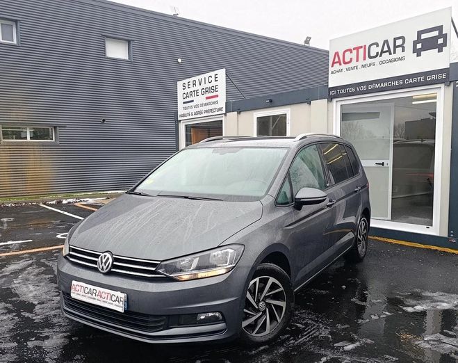 Volkswagen Touran III 1.6 TDI 115 CONNECT BV6 7 PLACES Gris de 2019
