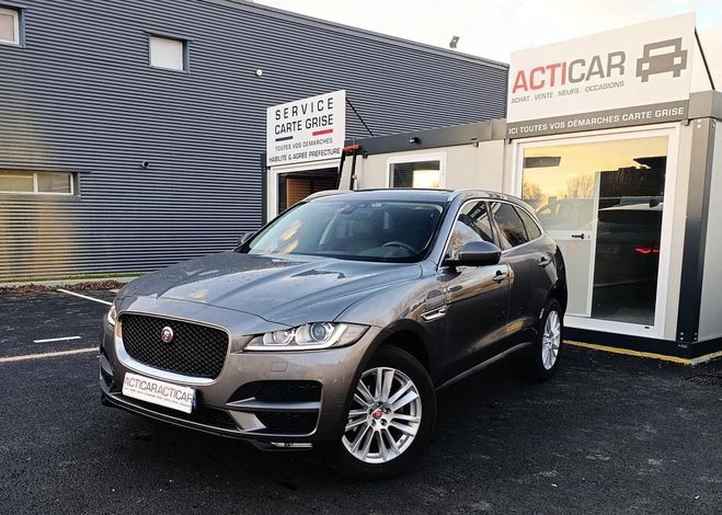 Jaguar F Pace 2.0 D 180 PRESTIGE 4X4 BVA 8 Gris de 2020