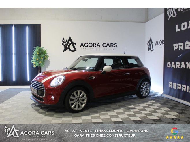Mini One 1.5i - 136 F56 COUPE Cooper Pack Chili P ROUGE FONCE de 2014