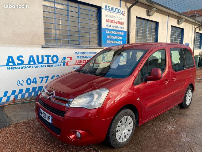 Citroen Berlingo 625kg 1.6 hdi 75 confort garantie 3 mois Rouge de 2009