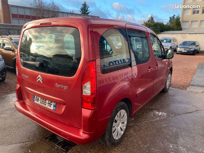 Citroen Berlingo 625kg 1.6 hdi 75 confort garantie 3 mois Rouge de 2009