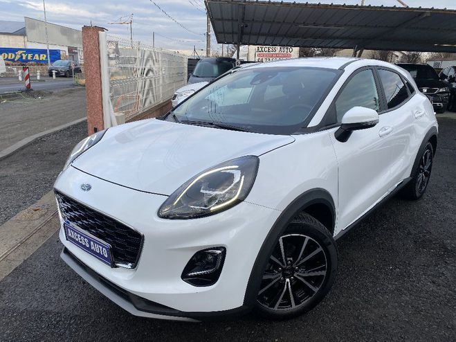 Cliquer pour voir la photo suivante Ford Puma 1.0 Flexifuel 125 ch mHEV SetS BVM6 Tita Blanc de 2022